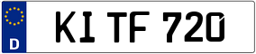 Truck License Plate